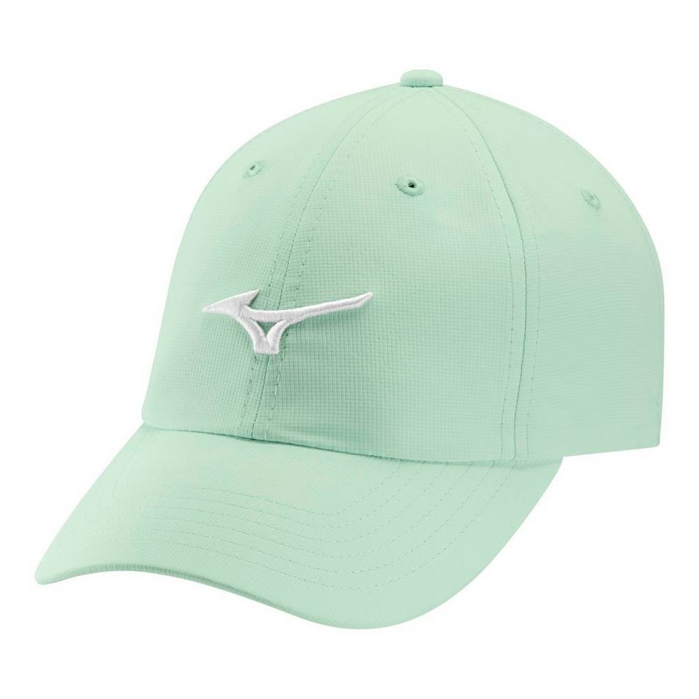 Mizuno Men's Tour Adjustable Lightweight Small Fit Golf Hat Green/White (260326-OTM)